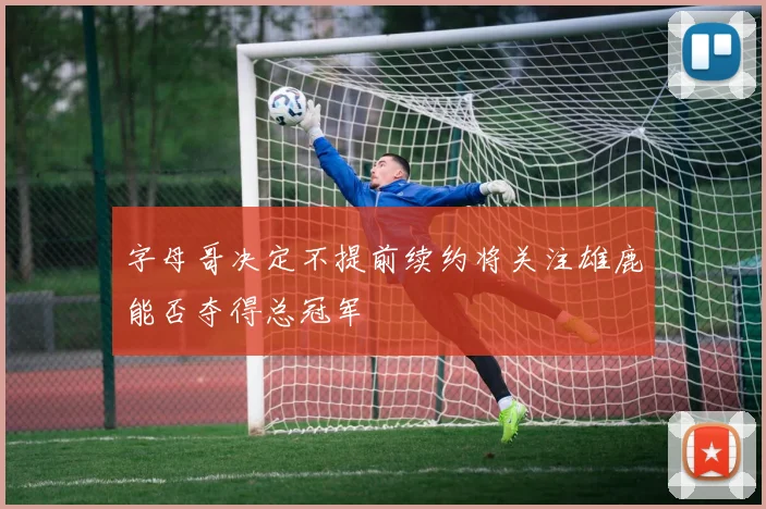 字母哥决定不提前续约将关注雄鹿能否夺得总冠军
